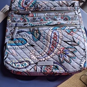 Vera Bradley Iconic Triple Zip Hipster